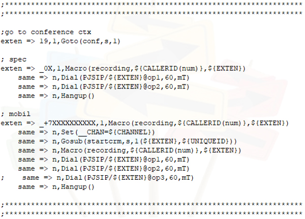 Разработка и настройка сложных планов набора номера