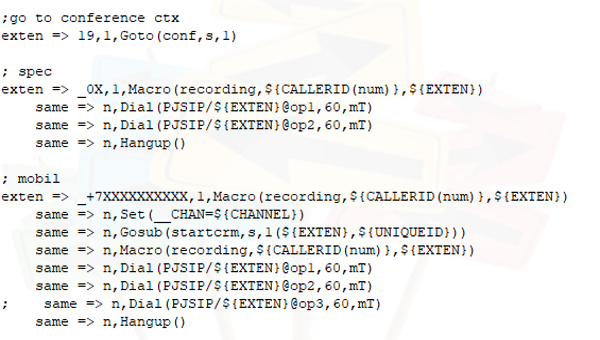 Разработка и настройка сложных планов набора номера